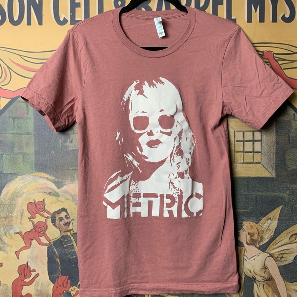 Metric Emily Portrait Indie Canadian Band Graphic T-Shirt
